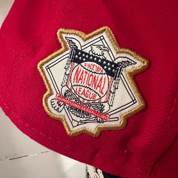 Colorado Rockies flat bill baseball cap, size 7 3/8, EUC, American, NEW ERA - Picture 3 of 5